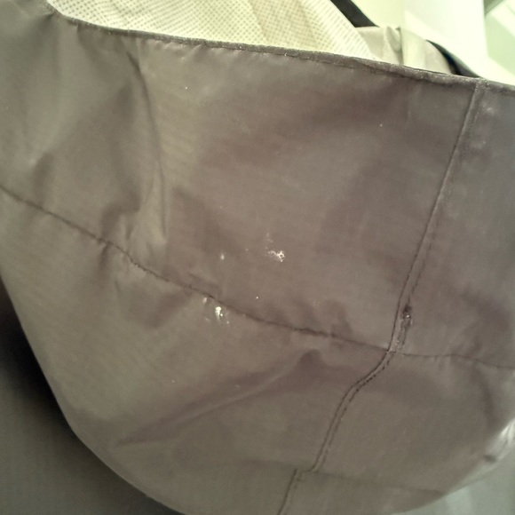 Quince Black Water Proof Hooded Rain Jacket - Size 12. Boys or Unisex - Picture 6 of 7